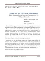 Hệ thống trải phổ dãy trực tiếp đa đường 