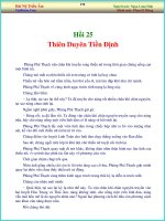 Tài liệu HẢI NỘ TRIỀU ÂN- Hồi 25 Thiên Duyên Tiền Định pptx