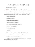 Tài liệu Trắc nghiệm sản khoa (Phần 6) pptx