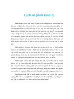 Tài liệu Lịch sử phim kinh dị ppt