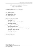 Tài liệu GIỚI THIỆU TỔNG QUÁT TÍNH GIÁ THÀNH pptx