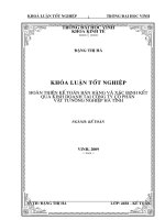 Hoàn thiện công tác kế toán bán hàng và xác định kết quả kinh doanh tại công ty cổ phần vật tư nông nghiệp hà tĩnh 