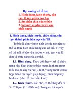 Tài liệu Đại cương về tế bào ppt