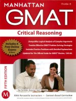 Manhattan GMAT critical reasoning 