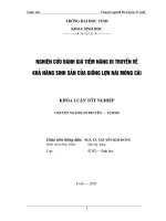 Nghiên cứu đánh giá tiềm năng di truyền về khả năng sinh sản của giống lợn nái móng cái 