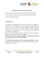 Tài liệu Quality and environmental Policy docx