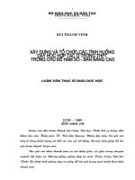 Xây dựng và tổ chức các tình huống dạy học hợp tác ở trường THPT trong chủ đề hàm số   ban nâng cao 