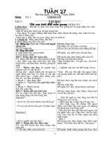 Bài giảng giao an lop 4 tuan 27