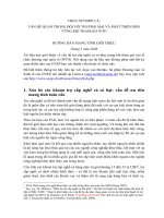 Tài liệu VẤN ĐỀ QUAN TRỌNG ĐỐI VỚI THƯƠNG MẠI VÀ PHÁT TRIỂN BỀN VỮNG KHI THAM GIA WTO ppt