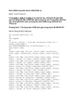 Tài liệu Hàm CASE trong SQL Server 2005 Phần 4 ppt