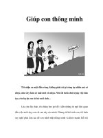 Tài liệu Giúp con thông minh doc