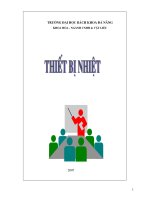Tài liệu Giáo trình thiết bị nhiệt doc