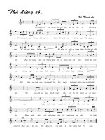 Tài liệu Bài hát thà đừng có - Vũ Thành An (lời bài hát có nốt) docx