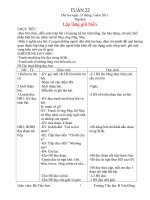 Bài soạn tuần 22 (buổi 1)
