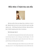 Tài liệu Hiểu thêm về bệnh đau nửa đầu pptx