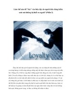 Tài liệu Làm thế nào để 