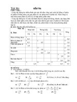 Bài giảng Dề kiểm tra chương 3- so 6