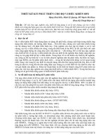 Tài liệu Thiết kế Kit phát triển cho họ vi điều khiển pptx