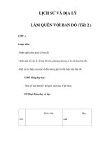 Tài liệu LỊCH SỬ VÀ ĐỊA LÝ - LÀM QUÊN VỚI BẢN ĐỒ (Tiết 2 ) pdf