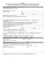 Tài liệu BẢN ĐĂNG Kí THAM DỰ GIẢI THƯỞNG CHẤT LƯỢNG QUỐC GIA 200… pdf