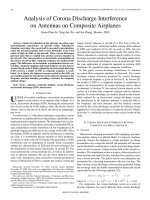 PHÂN TÍCH NHIỄU PHÓNG điện QUANG TRÊN hệ THỐNG THU PHÁT TRÊN máy BAY COMPOSITE 