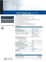 Tài liệu KRONE - Datasheet - Cat 5eT - Patch Panel - PCB Fascia docx
