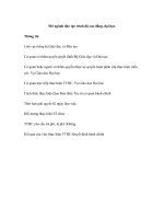 Tài liệu Mở ngành đào tạo trình độ cao đẳng, đại học pdf