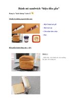 Tài liệu Bánh mì sandwich “hiệu đầu gấu