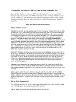 Những thành tựu kinh tế-xã hội Việt Nam đạt được trong năm 2007 