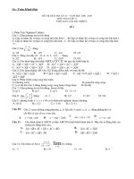 Tài liệu Mot so de thi thu 8tuan