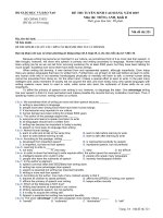 Tài liệu Đề thi CĐ môn Tiếng Anh khối D 2007 M321 pdf