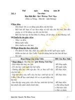 Bài giảng Giáo án âm nhạc lớp 1