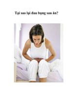 Tài liệu Tại sao lại đau bụng sau ăn? pptx