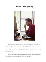 Tài liệu Bệnh... văn phòng pptx