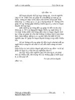 Thực trạng dinh dưỡng và các yếu tố liên quan đến dinh dưỡng của trẻ em từ 1   3 tuổi tại các trường trên địa bàn thành phố vinh 