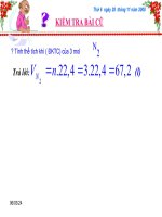 Tài liệu Bí 20: Tỉ khối của chất khí