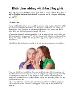 Tài liệu Khắc phục những vết thâm đáng ghét ppt