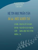 Slide đề tài điều KHIỂN tải 