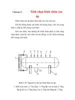 Tài liệu Đồ án thiết kế kho lạnh chế biến hải sản ở hải phòng, Chương 11 doc