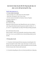 Tài liệu Qui trình kỹ thuật che phủ đất dốc bằng lớp phủ thực vật phục vụ sản xuất ngô nương bền vững ppt