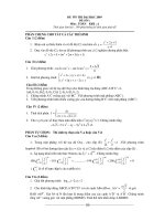 Tài liệu Đề ôn thi đại học môn Toán khối A 2009 - Đề 1 (Có đáp án) ppt