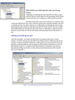 Tài liệu Điều khiển các thiết lập bảo mật của Group Policy ppt