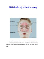 Tài liệu Bài thuốc trị viêm đa xoang ppt