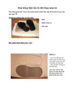 Tài liệu Dép bông thật ấm từ đôi tông mùa hè doc