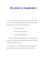Tài liệu Sốc phản vệ (Anaphylatic) doc