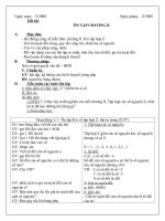 Gián án tiết 66,67( ôn chương II)toán 6 theo chuẩn KTKN