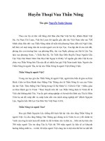 Tài liệu Huyền Thoại Vua Thần Nông doc