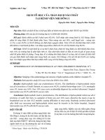 Tài liệu Dịch tễ học của tràn dịch não thất tại bệnh viện Nhi Đồng I docx