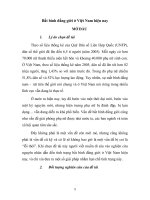 Một số giải pháp nhằm giảm tình trạng bất bình đẳng giới ở nước ta hiện nay