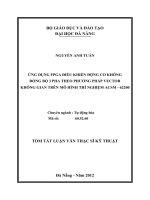 Ứng dụng FPGA điều khiển động cơ không đồng bộ 3 pha theo phương pháp vector không gian trên mô hình thí nghiệm ACSM   62200 